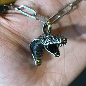 Cobra Stainless Steel Necklace